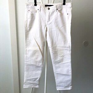 VINTAGE CALVIN KLEIN WHITE JEANS SIZE 10